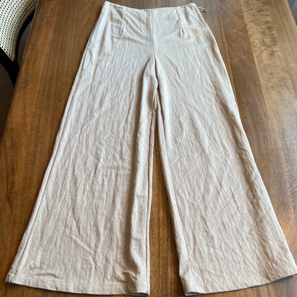 Tan Flowy Pants